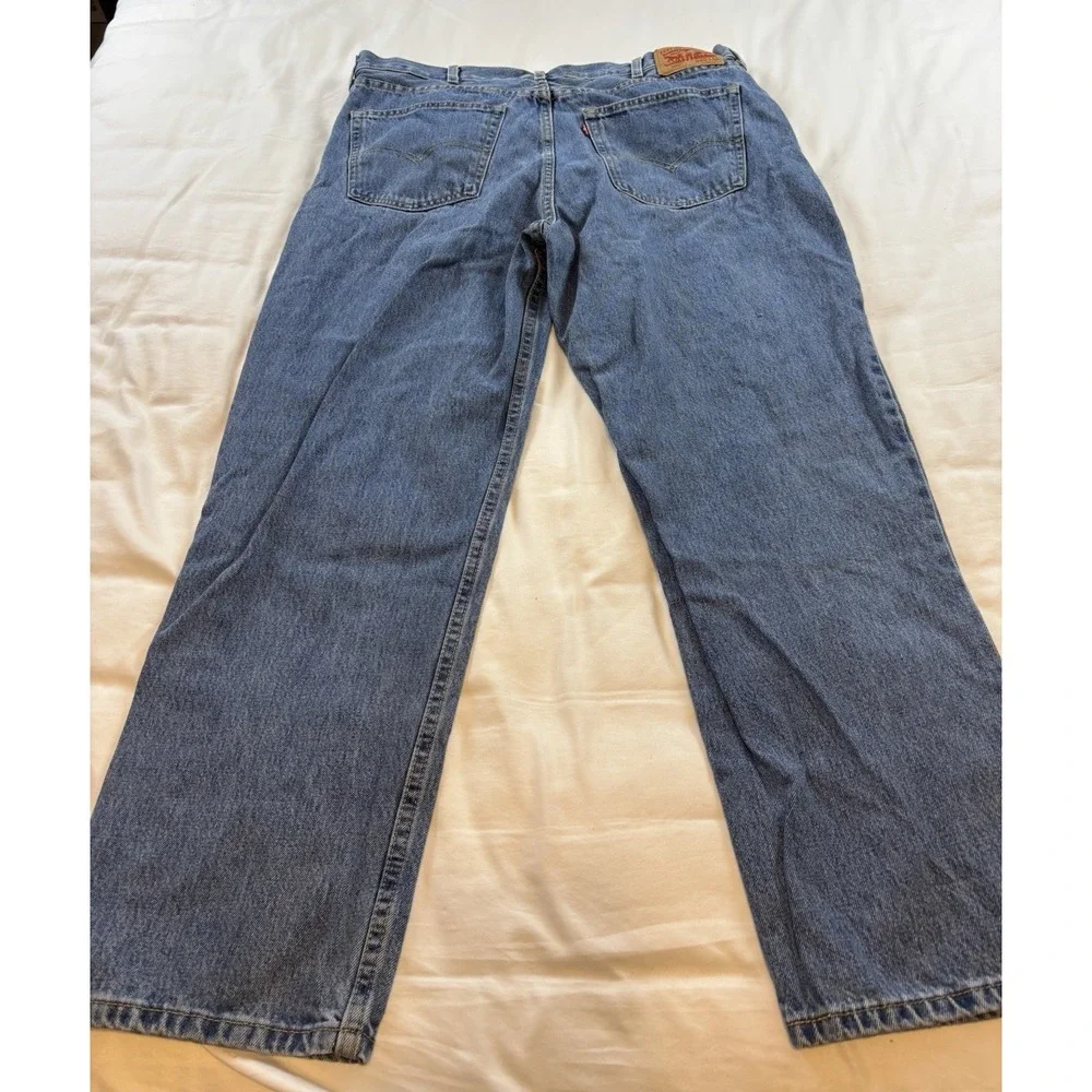 Levi's 550 Jeans 40x30 Exact Relaxed Straight Medium‎ Wash Denim Baggy 2 Pair